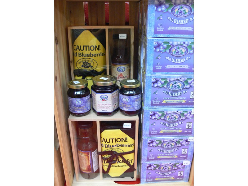Wild blueberry products